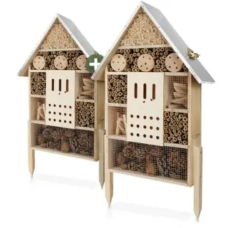 wildlife home Insektenhotel XXL Stehend 2 Stück