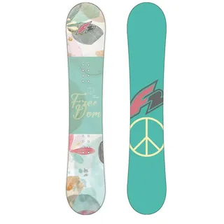 F2 Junior Snowboard Freedom - Rookie Girl Freeride/Freestyle 130 cm Mint 2025 grün 130 CM