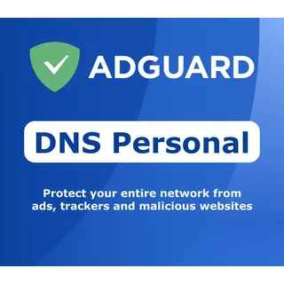 AdGuard DNS Personal Key (1 Monat / 20 Geräte)