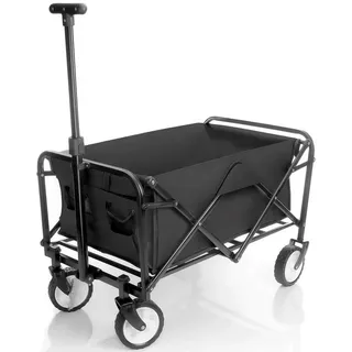 BigDean Bollerwagen faltbar grau