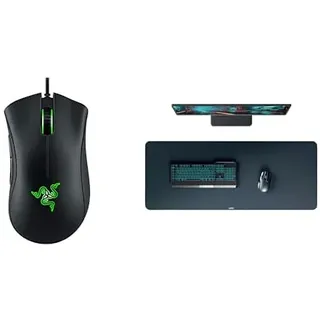 Razer DeathAdder Essential (2021) + Leitz Extra-Großes Gaming Mauspad