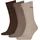 Tennissocken 3er Pack Braun 35-38