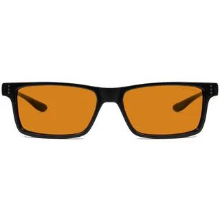 Gunnar Gaming- und Computerbrille | Model: Vertex, Rahmenfarbe: Smoke, Linsenfarbe: Amber MAX (Blockiert 98% Blaulicht & 100% UV-Licht) | Anti-Blaulicht-Brille | Patentierte Linse - Einheitsgröße