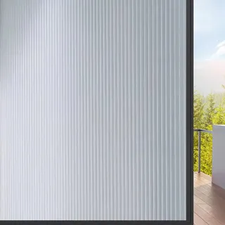 Milchglasfolie Selbstklebend Fenster 90 x 250 cm Sichtschutzfolie Glasfolie Statische Aufkleber Blickschutz, Sonnenschutz, Entfernbar, Statisch Haftend, für Zuhause Büro, Changhong 1