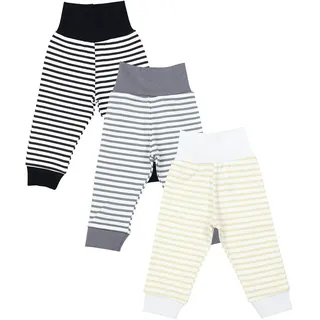 TupTam Pumphose TupTam Baby Jungen Lange Pumphose 3er Pack beige|blau|bunt|grau 80