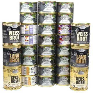 Conserva 7 Tage Notvorratspaket 15 Konservendosen 1.500 kcal Tag verschiedene...