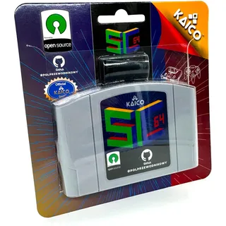 Kaico Edition SummerCart64 Open Source N64 Flash Cart with 64DD Support and Full N64 Compatibility - EverDrive x7 Competitor - N64 Compatible Game Cartridge with 8GB Micro SD Card - SC64 Summer Cart