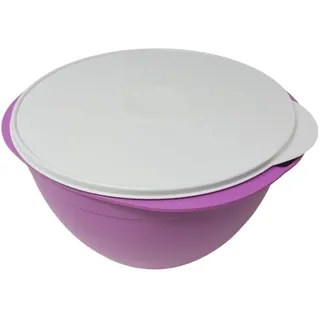 Tupperware Rührschüssel Maximilian Salat Schüssel mit Deckel Salatbar Hefeteig Peng (violett 10 Liter)