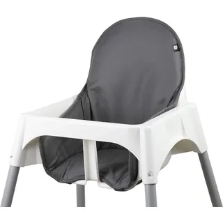 Tinydo Hochstuhl Sitzkissen für Ikea Antilop - ergonomisches Sitzen und Entlastung des Rückens durch extra dicke Memory Schaum Polsterung - Sitzverkleinerer Auflage ohne Verrutschen (Dunkelgrau)