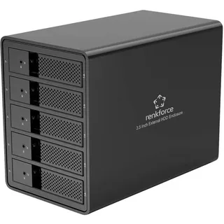 Renkforce RF-6647600 5 x 3,5'' SATA USB 3,0 (RF-6647600)