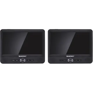 SILVERCREST® Tragbarer DVD-Player »SPDP 18 A1«, mit 2 Bildschirmen