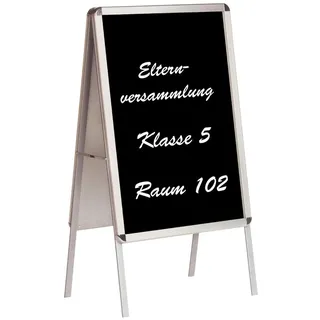 Plakatständer A2 aus Metall, Gehwegaufsteller wetterfest | Wiemann Lehrmittel