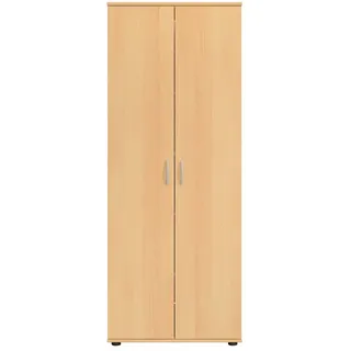 Stella Trading TALENT 3 Schuhschrank 70 x 176 x 35 cm verstellbare Einlegeböden / Buche