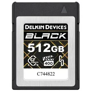 Delkin BLACK CFexpressTM Type B 4.0 VPG400 Card  512 GB
