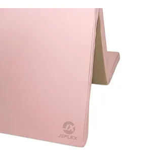jeflex gmbh Jeflex Turnmatte 210 x 100 x 8 cm Weichbodenmatte | pink/beige
