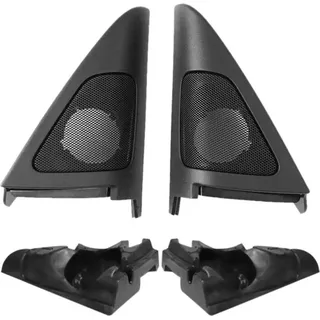 Tlily - Set Auto Vorder TüR Lautsprecher Audio Abdeckung Horn HochtöNer Verkleidung mit Schaum für 3Er E92 E93 2006-2013
