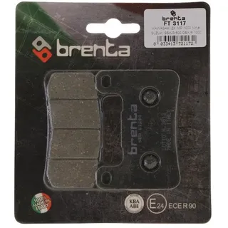 Bremsbeläge Brenta 3117 organisch vorne kompatibel mit Suzuki DL 1000 / GSX 1300 / GSX-R 600 750 1000 / VLR VZR 1800