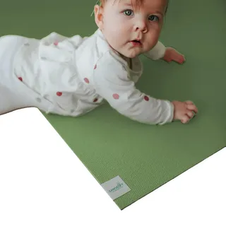 SanoSoft® SanoSoft Krabbelmatte - Oeko-Tex® Olivgrün, | Gr.: 240x180 cm