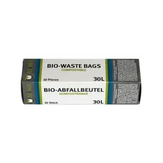 BIO4PACK Abfallbeutel 30 L 10 Stück pro Faltschachtel (Rolle)