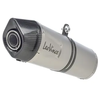 LeoVince Lv One Evo Husqvarna 701 Enduro 21-24/701 Supermoto 17-24 Komplettanlage Edelstahl - Black/Silver