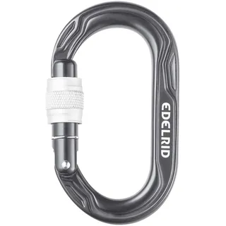 Edelrid Kiwi Screw Karabinerhaken Grau