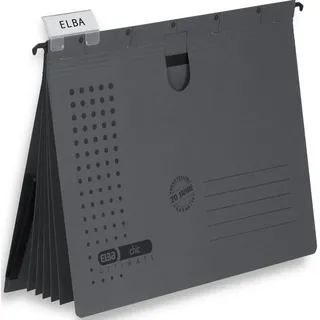 Elba Personalhefter chic ULTIMATE Karton anthrazit 5 x kaufmännische Heftung, 5 St.