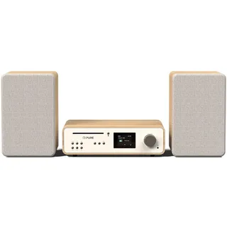 Pure Classic Stereo Cotton White/Oak Stereoanlage