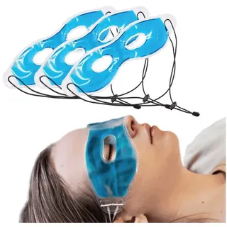 intco medical (hk) co., ltd. IEA Medical Augenmaske kühlend 3 Stück | Kühlmaske für Kopfschmerzen, Migräne und geschwollene Augen | Wiederverwendbare Heiße oder Kalte Augenmasken | Kühlbrille | Anti Augenringe