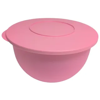Tupperware Junge Welle Schüssel mit Deckel Servierschüssel Servieren rosa 4,3 Liter