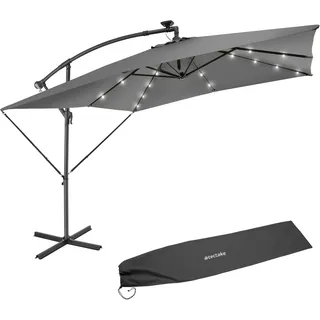 Tectake Sunna 250 x 300 cm Hellgrau