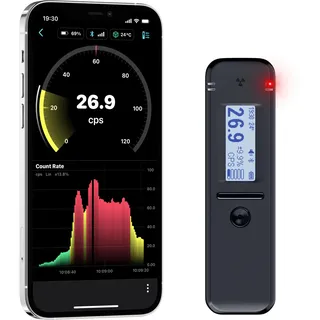 Intelligenter Geigerzähler Radiacode-103 mit kostenloser Mobil-App – Nuklearer Strahlungsdetektor