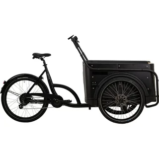 BBF BIke BBF eCargorider 3.1 Royal Lastenrad 26/24 Zoll Elektro Lastenfahrrad Cargo Bike Damen Herren Cargo Cycle bis 132 kg Zuladung schwarz