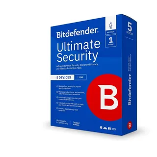 Bitdefender Ultimate Security 2026 + VPN / 12 Monate / 5 Geräte - TOP