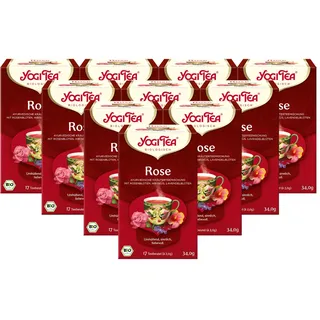 Yogi Tea - Rose Bio Kräutertee 10x34 g Set
