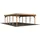 Doppel-Carport 600 x 762 cm Braun tauchgrundiert