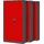 C001H 195 x x cm anthrazit/rot