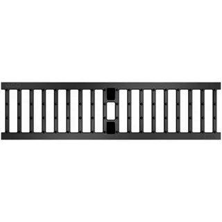 ACO Entwässerungsrinne Gussrost Galaline 0,5 m Schwarz