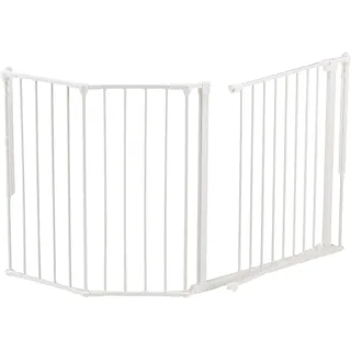 Baby Dan Kaminschutzgitter Flex M 90-146 cm weiß