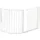 Kaminschutzgitter Flex M 90-146 cm weiß