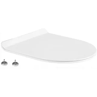 Mexen Slim-Sitz mit Absenkautomatik, Duroplast, weiß glänzend - 39010100
