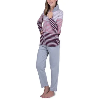 SLOUCHER Damen Hausanzug Freizeitanzug, Farbe:grau, Größe:L - L