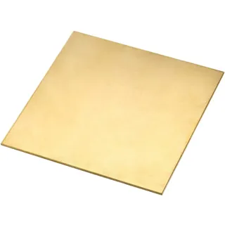 Dxcaicc Messingblech 300 mm x 300 mm Plattenschnitte, H62, Metallbearbeitung, Heimwerkerwerkzeug in erstklassiger Qualität für handgefertigte Metallbearbeitung,300x300x0.8mm