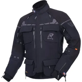 Rukka Ecuado-R Motorrad Textiljacke, schwarz/schwarz, 52