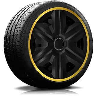 RADKAPPEN-KÖNIG 16" 16 Zoll RKK21 LUX Gold RADBLENDEN RADKAPPEN