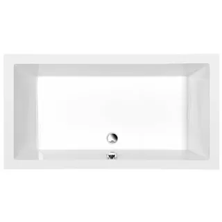 Polysan DEEP Rechteck-Duschwanne 130x75x26cm, tief, weiss