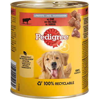 PEDIGREE mit Rind in Pastete 12x800g