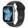 GPS 42mm Aluminium Space Gray Sport Band Black S/M