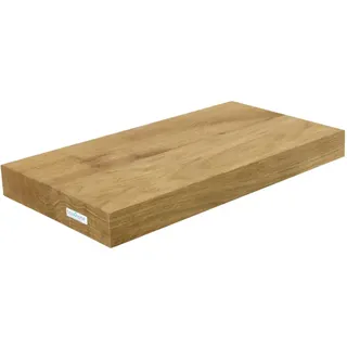 holz4home Wandregal 60 x 0 x 0 cm Eiche Natur