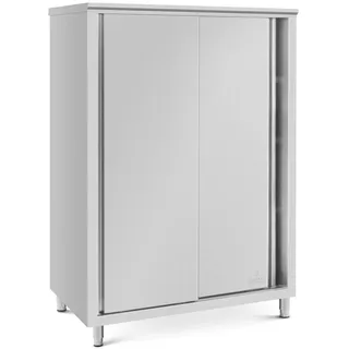 Royal Catering Edelstahl-Geschirrschrank 120 x 70 x 180 cm -
