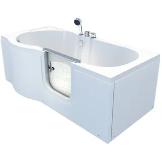 AcquaVapore Seniorenwanne mit Tür S12-EH-R Badewanne 85x170cm